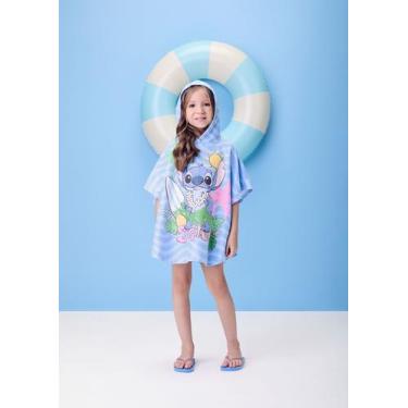 Imagem de Roupao 2/16 Momi Roupao Stitch Com Touca Azul Dolce, 8