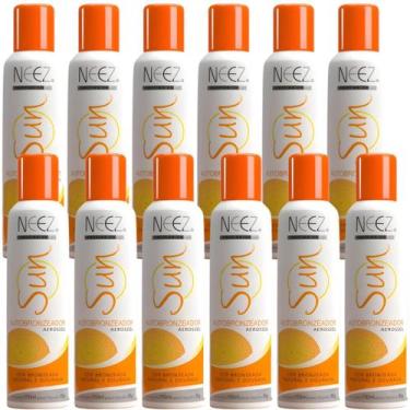 Imagem de Kit 12 Spray Autobronzeador Profissional Neez Sun Resultado Imediato N