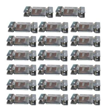 Imagem de 20 Pares de Conector de Encaixe para Móveis Sofá Cabeceira Painel Zinc