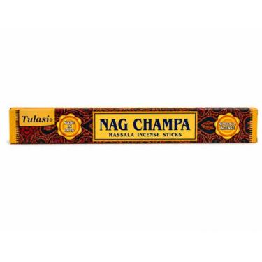 Imagem de Incensos Tulasi Masala Caixa 7 Varetas Aroma:Nag Champa - Lua Mística 