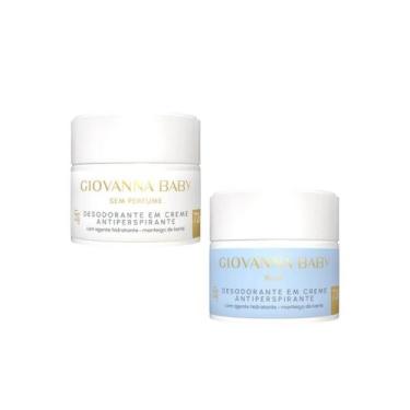 Imagem de Giovanna Baby Kit 2 Desodorantes em Creme Sem Perfume + Blue 55g