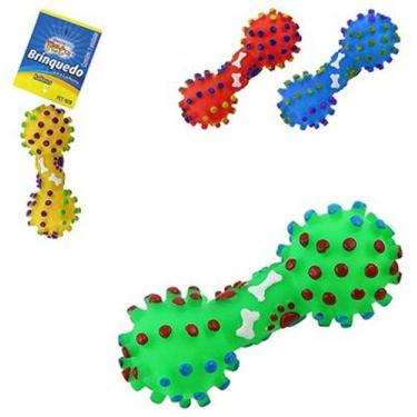 Imagem de Brinquedo para cachorro halteres colors com som - Western pet