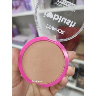 Imagem de Blush Compacto em pó Vegano Divamor Cor:Cerâmica, Cerâmica