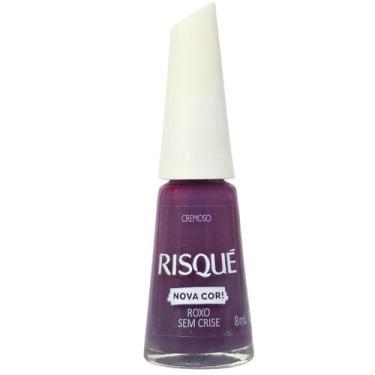 Imagem de Esmalte Cremoso Roxo Sem Crise Risque 8ml - Risqué