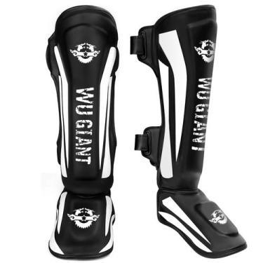 Imagem de Caneleiras JUOIFIP para Kickboxing, Ajustáveis, Protetores para MMA, T