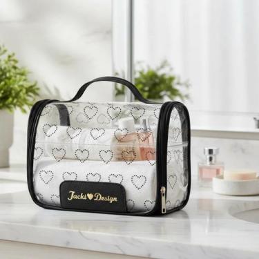 Imagem de Necessaire De Viagem Jacki Design Love Cor Preto Coração