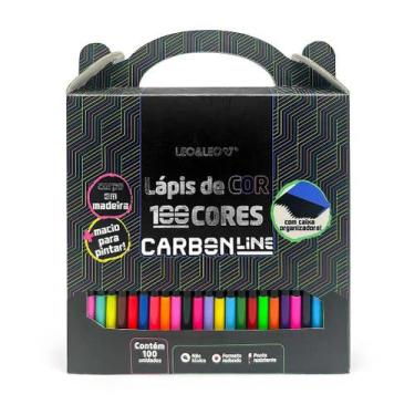 Imagem de Lapis De Cor Leo e Leo Carbon Line 100 Cores Redondo