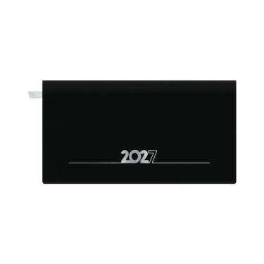 Imagem de Agenda 2027 Redoma Costurada Semanal Málaga Preta 150x80mm