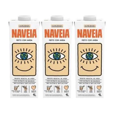 Imagem de Kit 3X: Bebida Vegetal de Aveia Baunilha Naveia 1L