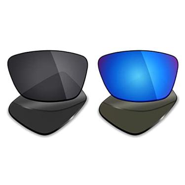 Imagem de 2 pares de lentes polarizadas de substituição para óculos de sol Oakley Conductor 6 – Opções