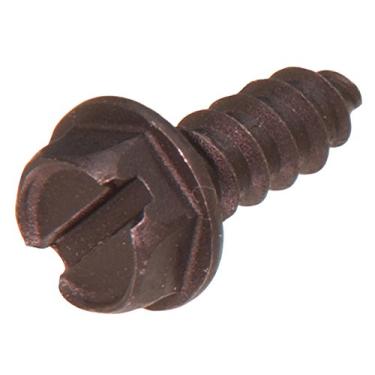 Imagem de The Hillman Group 59697 Parafuso de placa de licença hexagonal com fenda, 35,5 cm x 1,9 cm, pacote com 15