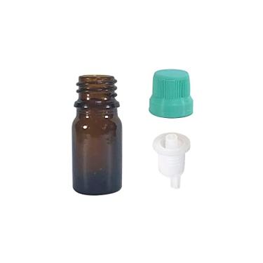 Imagem de Frasco de Vidro 05ml com Batoque Gotejador (20 Pecas) Cor:Verde Água