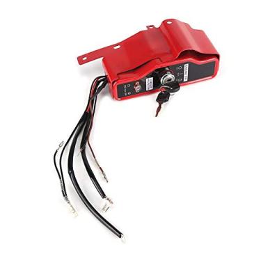 Imagem de Caixa de interruptor de ignição, 1 conjunto de nova chave de interruptor de ignição elétrica parada On Off Panel caixa de controle com 2 painéis de chaves para GX340 GX390