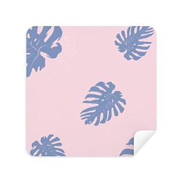 Imagem de Pano de limpeza de óculos de arte abstrata em pó azul pano de limpeza de tela de telefone tecido de camurça 2 peças