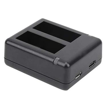Imagem de Carregador de bateria tipo C com slot duplo para câmera Hero 9