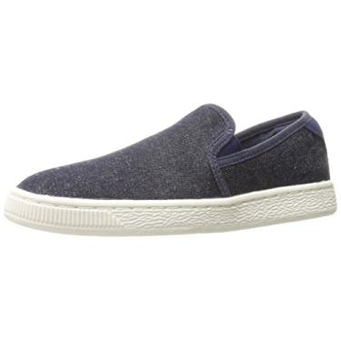 Imagem de PUMA Basket Classic Tênis de brim sem cadarço, Azul crepúsculo, 5.5