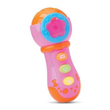 Imagem de Microfone Bebê Musical Com Sons E Luzes - Kitstar Didático Educativo