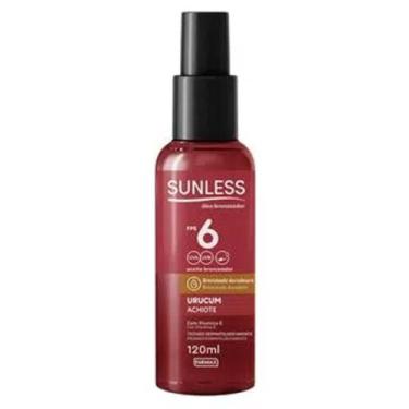 Imagem de Óleo Bronzeador Spray Fps 6 Sunless - Urucum - 120ml - Farmax