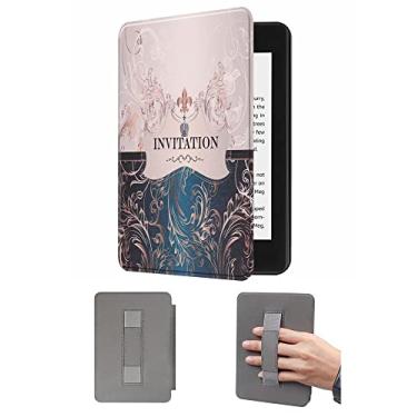 Imagem de Capa protetora de 15 cm para Kindle 11ª geração lançada em 2022 - Capa durável com alça automática despertar/hibernar e de mão (não serve para Kindle Paperwhite 11ª)