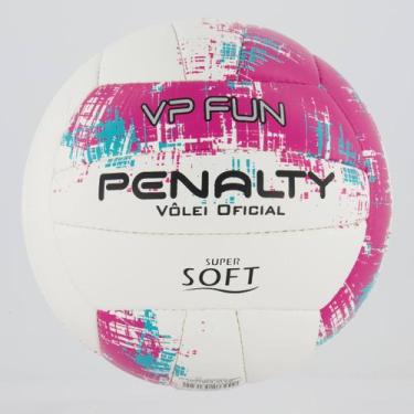 Imagem de Bola De Vôlei Penalty Vp Fun Xxi Branca E Rosa