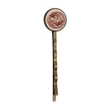 Imagem de Retrato de animal de dragão chinês retrô de cabelo de metal