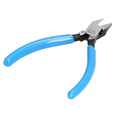 Imagem de Cortadores de fio resistentes, cortadores de fio elétrico de aço resistente cortador de fio lateral diagonal cromado vanádio para fios flexíveis para cabos de rede