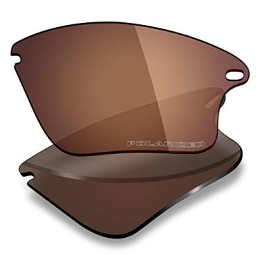 Imagem de Mryok + Lentes de reposição polarizadas para Oakley Fast Jacket XL OO9156 - Marrom bronze