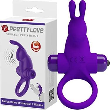 Imagem de Pretty Love - Vibrant Penis Ring I - Anel Vibratório de Silicone, Roxo, Pretty Love