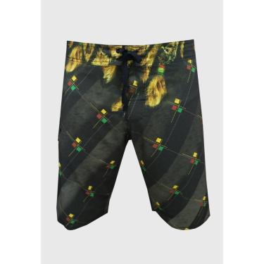Imagem de Bermuda Água Alkary Reggae Preta-Masculino