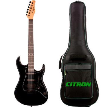 Imagem de Kit Guitarra Tagima Tg-520 Preta Black + Capa Guitarra Begmm20