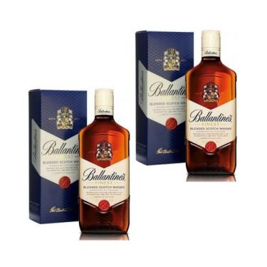 Imagem de Whisky Escocês Ballantiines Finest 08 Anos 1L - 2 Unidades