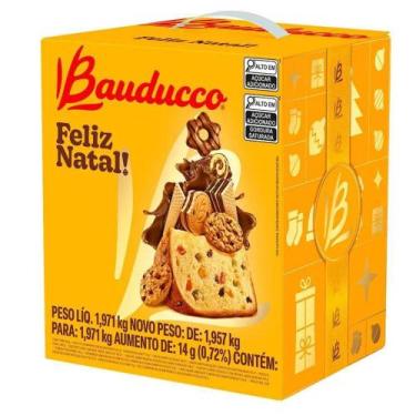 Imagem de Cesta De Natal Bauducco - Panettone 400G E Mais  15 Itens