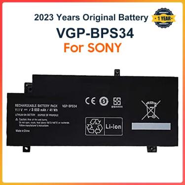 Imagem de Bateria para SONY Vaio  VGP-BPS34  Fit 15  SVF15A  Série SVF14A  Série SVF15A1ACXB  SVF15A1AC  XS
