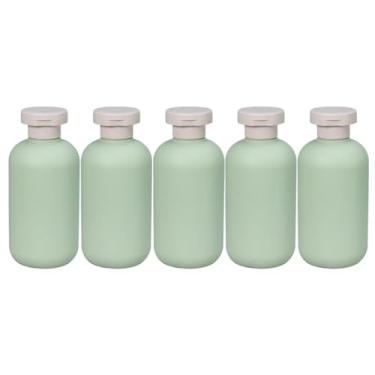 Imagem de SOESFOUFU 5 Unidades recipiente de xampu vazio pote plastico potes de plastico prato garrafas de banho recarregáveis dispensador de enxaguatório bucal Shampoo para cabelo frasco de loção