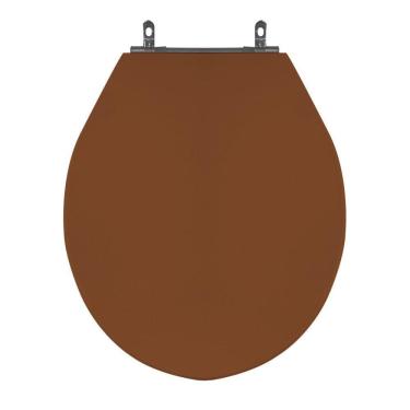 Imagem de Assento Sanitário Poliéster para Louça Ravena/izy deca Aço Caramelo