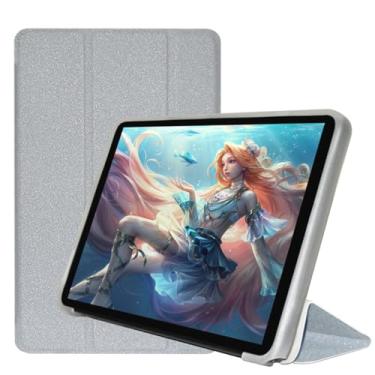 Imagem de Qiawum Capa com suporte triplo Funda para Teclast P85T de 8 polegadas Tablet PC Capa de couro PU com capa traseira de TPU macio (prata)