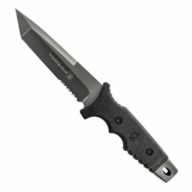 Imagem de Faca de lâmina fixa Smith & Wesson com lâmina Tanto, 26,9 cm, preto/prateado