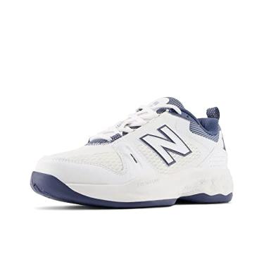 Imagem de New Balance Tênis feminino Fresh Foam X 1007 V1, Branco/Sal marinho, 10.5 X-Wide