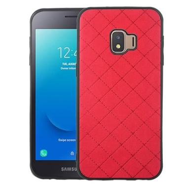 Imagem de Compatível com Samsung Galaxy J2 Pure J2 Core 2018 2020 J 2 Dash 2J Shine 2019 Capa robusta fina antiderrapante borracha TPU para celular J2Core J2Dash J2Pure J2Shine SM-J260A J260A Vermelho