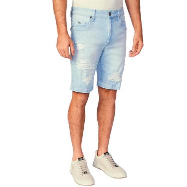 Imagem de Bermuda Jeans Acostamento Casual Masculino-Masculino