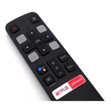 Imagem de Controle Remoto Tcl Tv Smart Rc802v 55p8m 4 Netflix Globoplay - Lelong