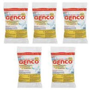 Imagem de 5 Pastilha Cloro Genco Tripla-ação 3 Em 1  200 gr