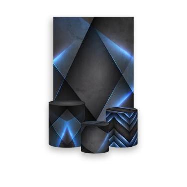 Imagem de Painel De Festa Vertical 1,50 x 2,20 + Trio De Capas Cilindro - Mascul