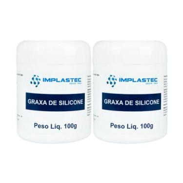 Imagem de Kit 2 Graxa Silicone Dielétrica Implastec Lubrificantes Especiais IGS2