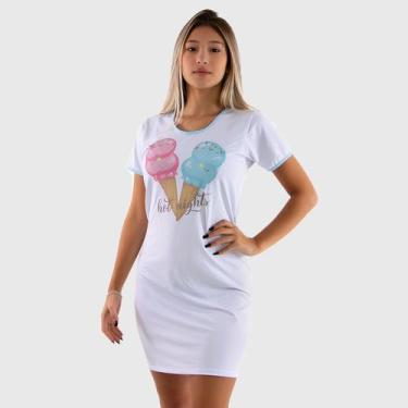 Imagem de Camisola Sorvete - DILUXO, G, Sorvete