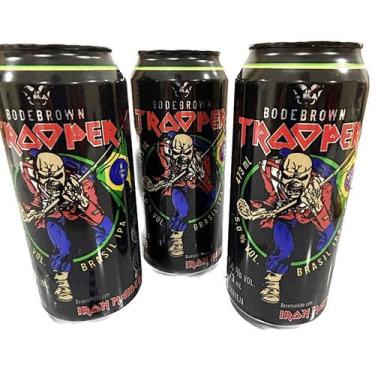 Imagem de Combo 3 Cerveja Trooper Iron Maiden Ipa lata 473ml Original - Trooper 