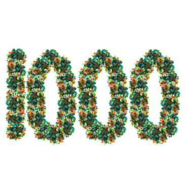 Imagem de Regal Games - 1.000 fichas transparentes de bingo – 3/4 polegadas – para jogos de grandes grupos, noites de jogos, salas de bingo e atividades educativas – Idades 5+ – 1.000 unidades – Perfeito para compras em massa