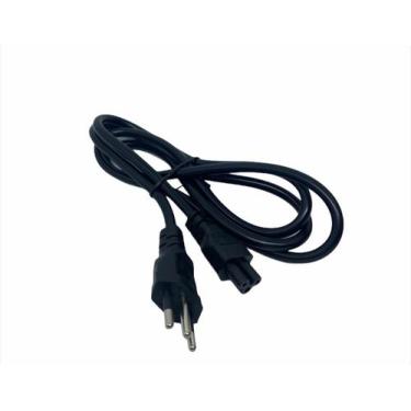 Imagem de Cabo Força Energia Para Fonte Notebook Tripolar Padrão - One-X