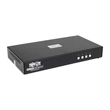Imagem de Interruptor KVM seguro com 4 portas DisplayPort + certificado Audio Niap Pp3.0