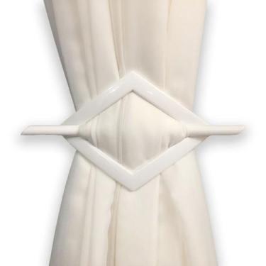 Imagem de Prendedor Presilha de Cortina - 2 Unidades - Plasfit,  Branco